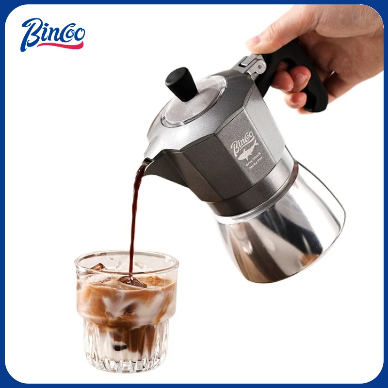 Coffee Tea Making Machine - Bincoo Caffettiera Moka a Doppia Valvola