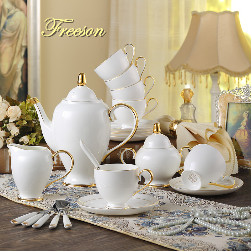 Coffee Tea Sugar - Grazia Bone China Set da Caffè