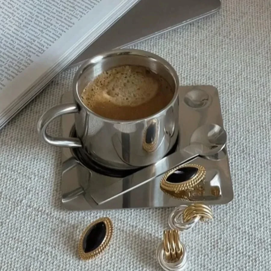 Espresso Cup Saucer - Tazza nordica minimalista Set da 3