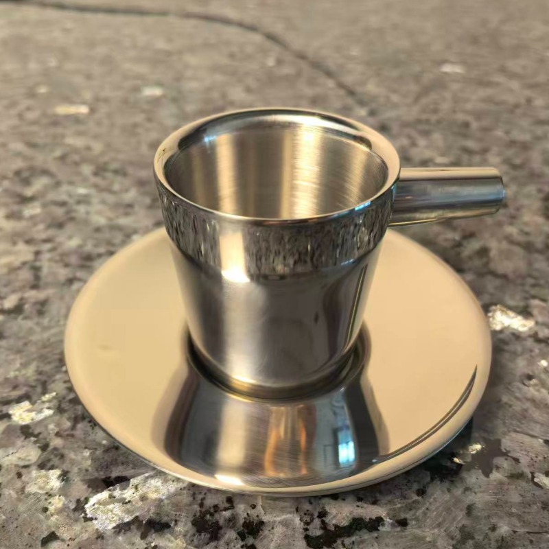 Espresso Cup Saucer - Set di 2 Tazze da Caffè