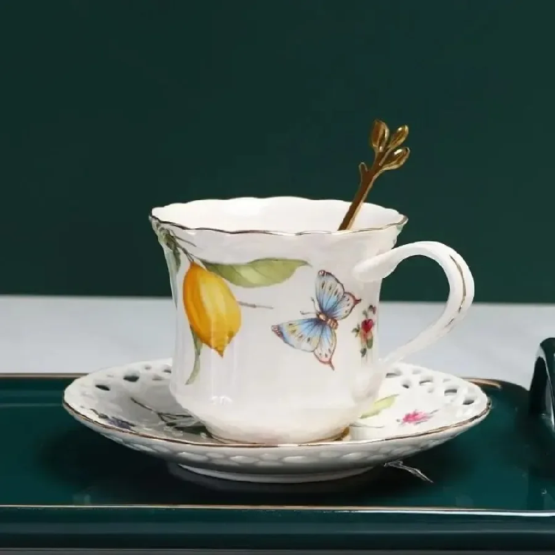 Espresso Cup Saucer - Set di Tazze da Tè in