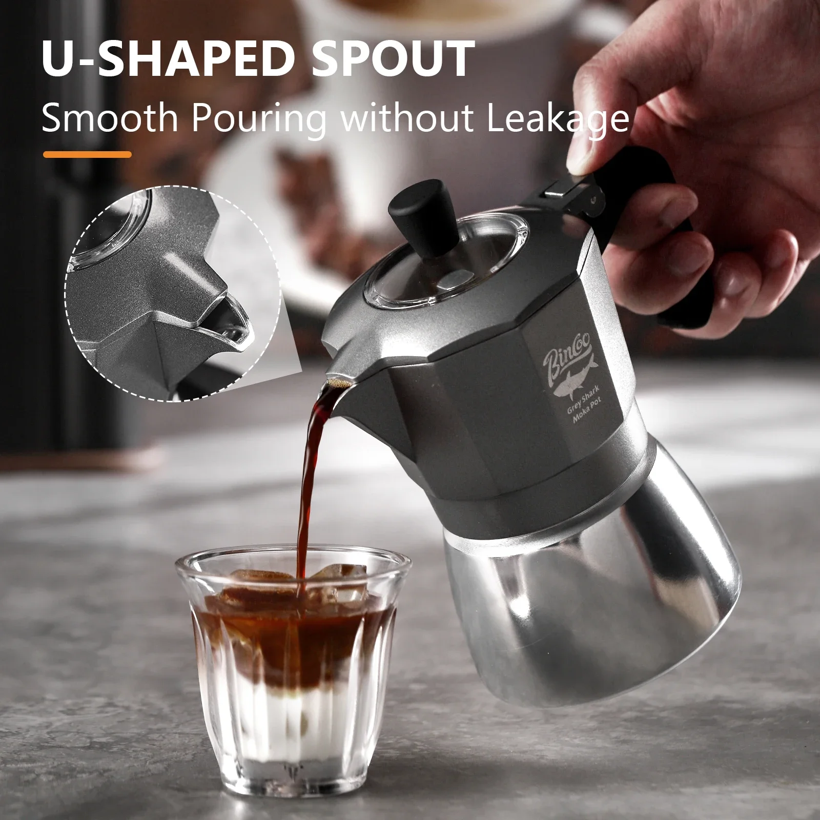 Bincoo Caffettiera Moka a Dopp - Coffee Tea Making Machine recensione e prezzo