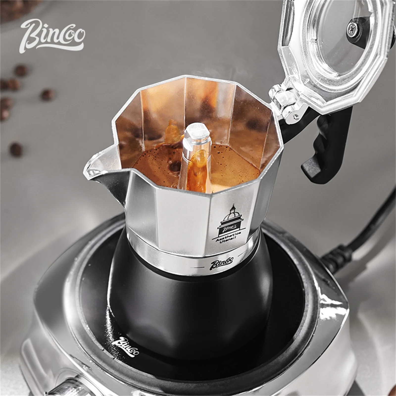 BINCOO Pentola Moka a Doppia V - Coffee Tea Making Machine recensione e prezzo