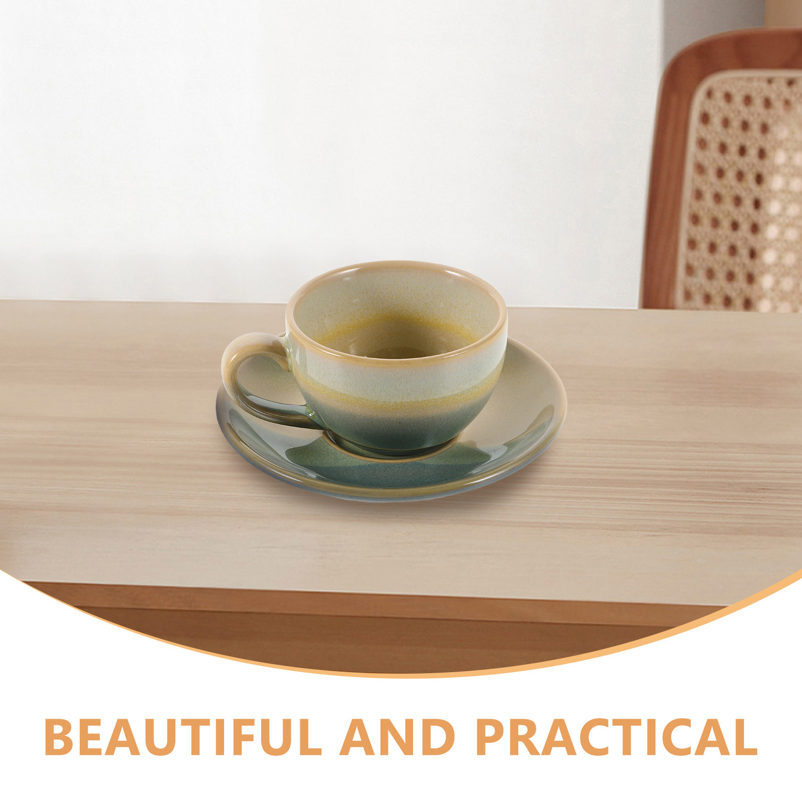 Set di Tazze da Caffè in Ceram - Espresso Cup Saucer recensione e prezzo
