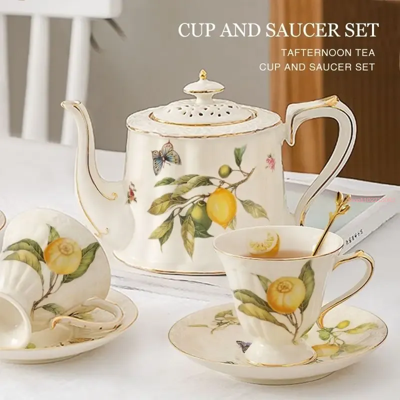 Tazza di limone teiera tazze d - Espresso Cup Saucer recensione e prezzo