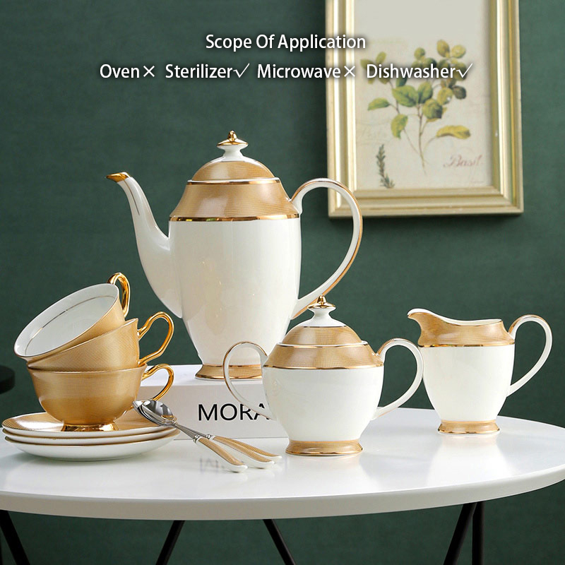 Oro di lusso Bone China tazza  - Coffee Tea Sugar recensione e prezzo
