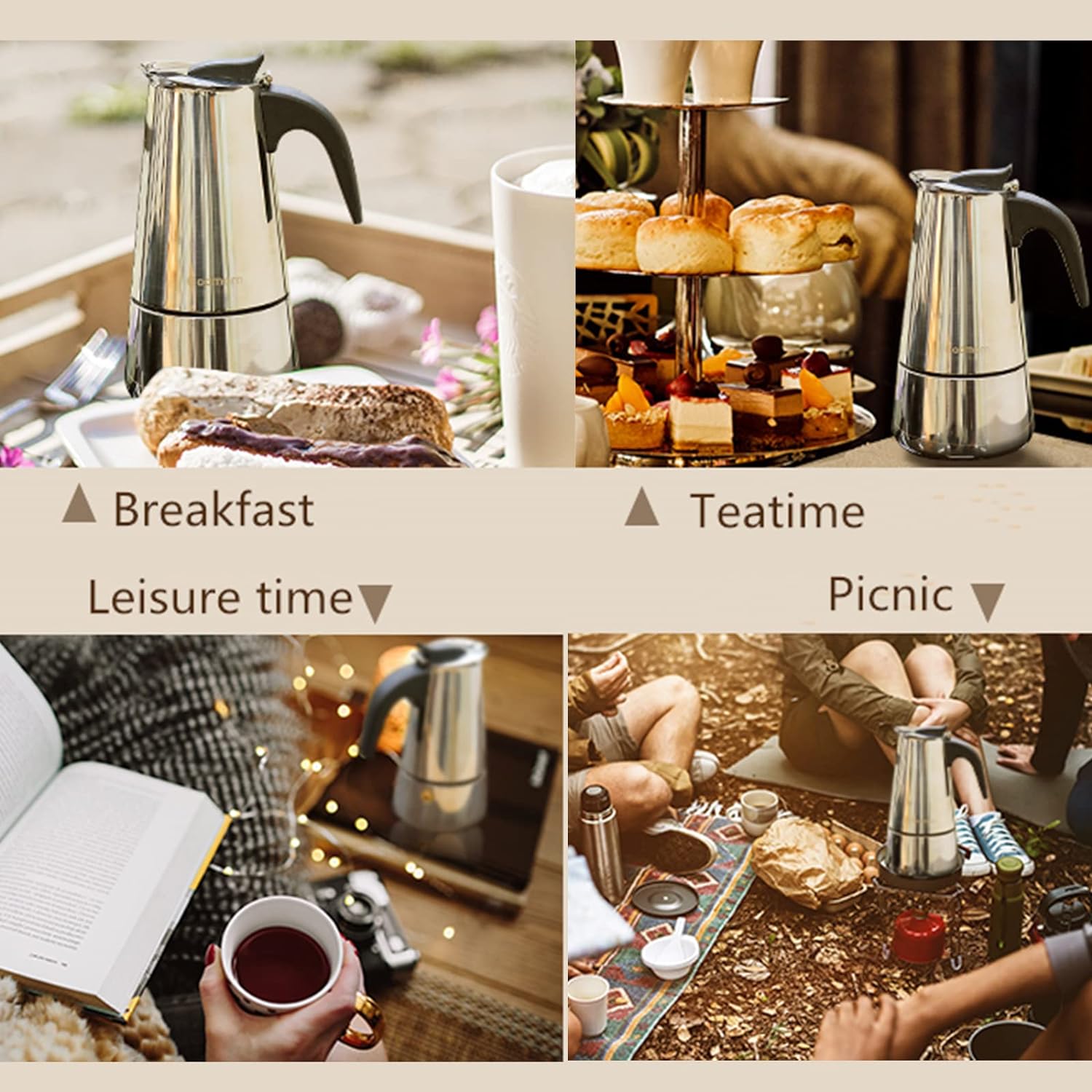 4/6/9 tazze Moka Pot Caffe Mac - Coffee Tea Making Machine recensione e prezzo