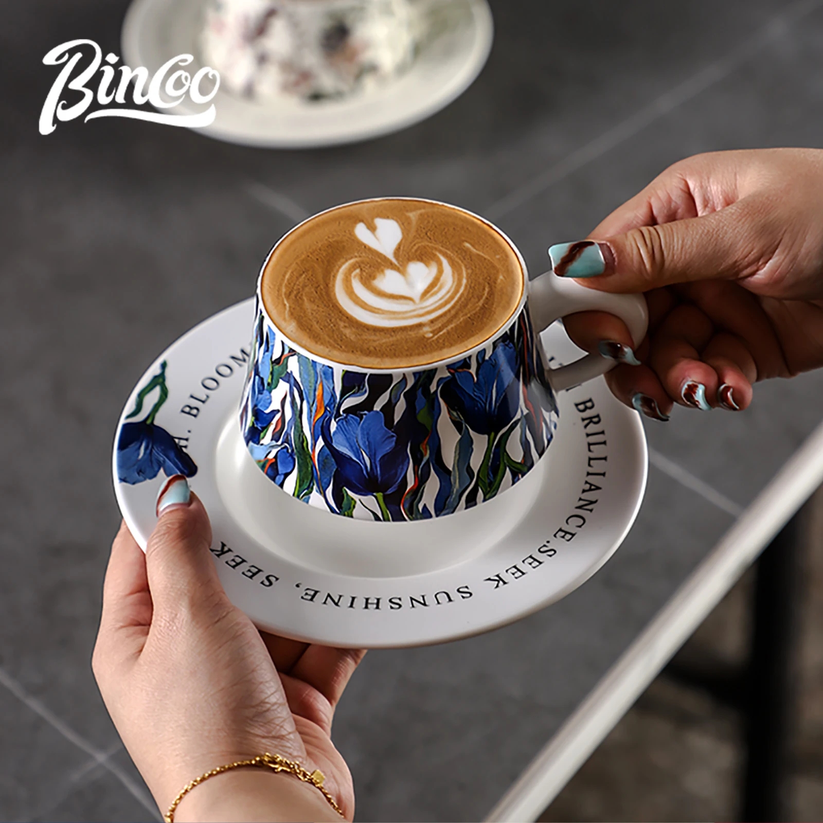 BINCOO Tazza da caffè in ceram - Espresso Cup Saucer recensione e prezzo