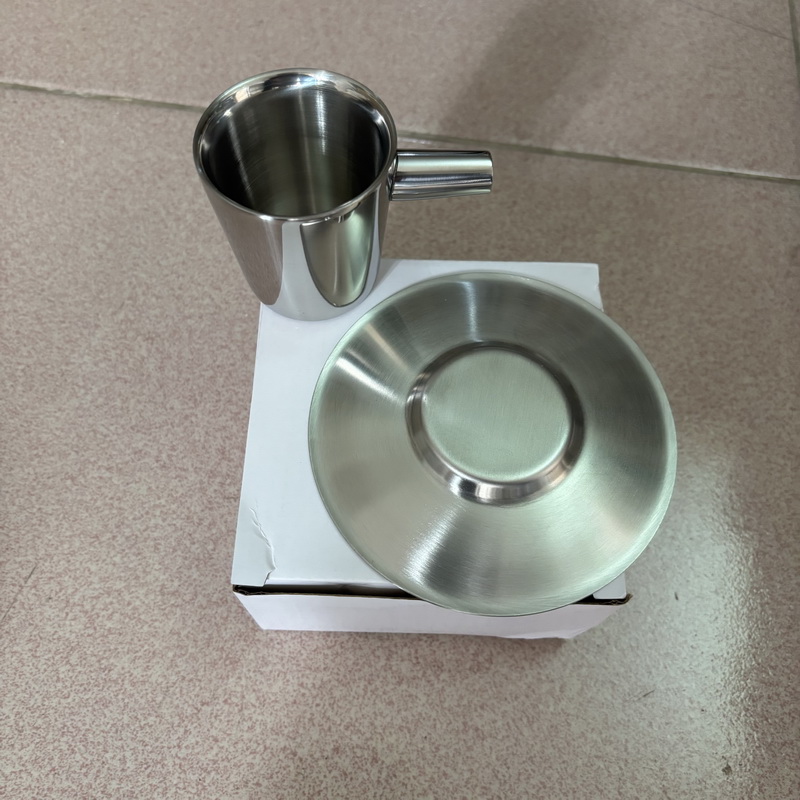 Set di 2 Tazze da Caffè in Acc - Espresso Cup Saucer recensione e prezzo