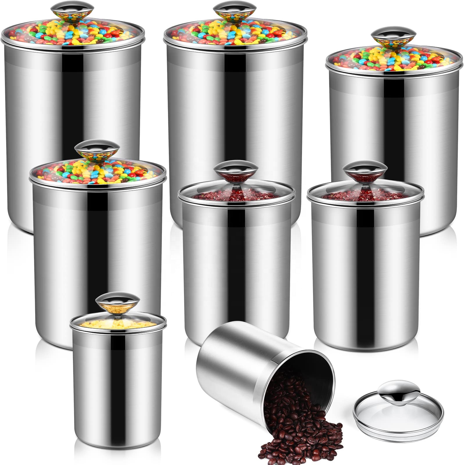 Contenitori per la conservazio - Coffee Tea And Sugar Canisters recensione e prezzo