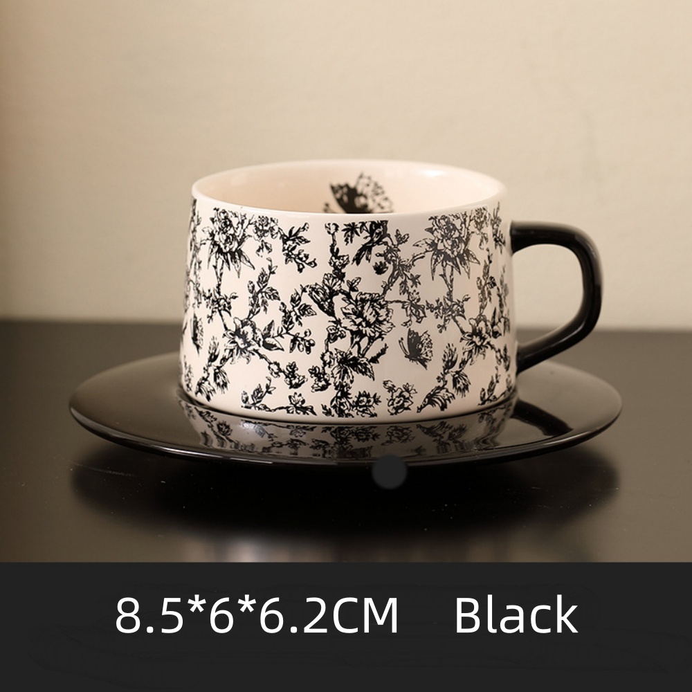 Tazza da caffè con motivo flor - Espresso Cup Saucer recensione e prezzo